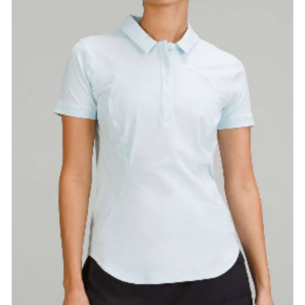 lululemon athletica Light Blue Polo Shirt